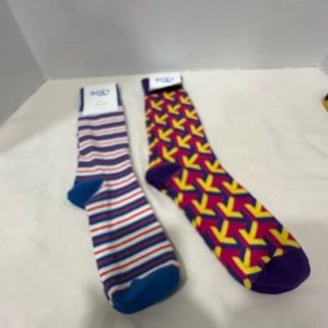 Two Pairs of Men’s Fashionable Socks by Soxy